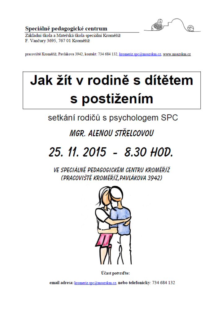 Plakát: Jak žít v rodině s dítětem s postižením